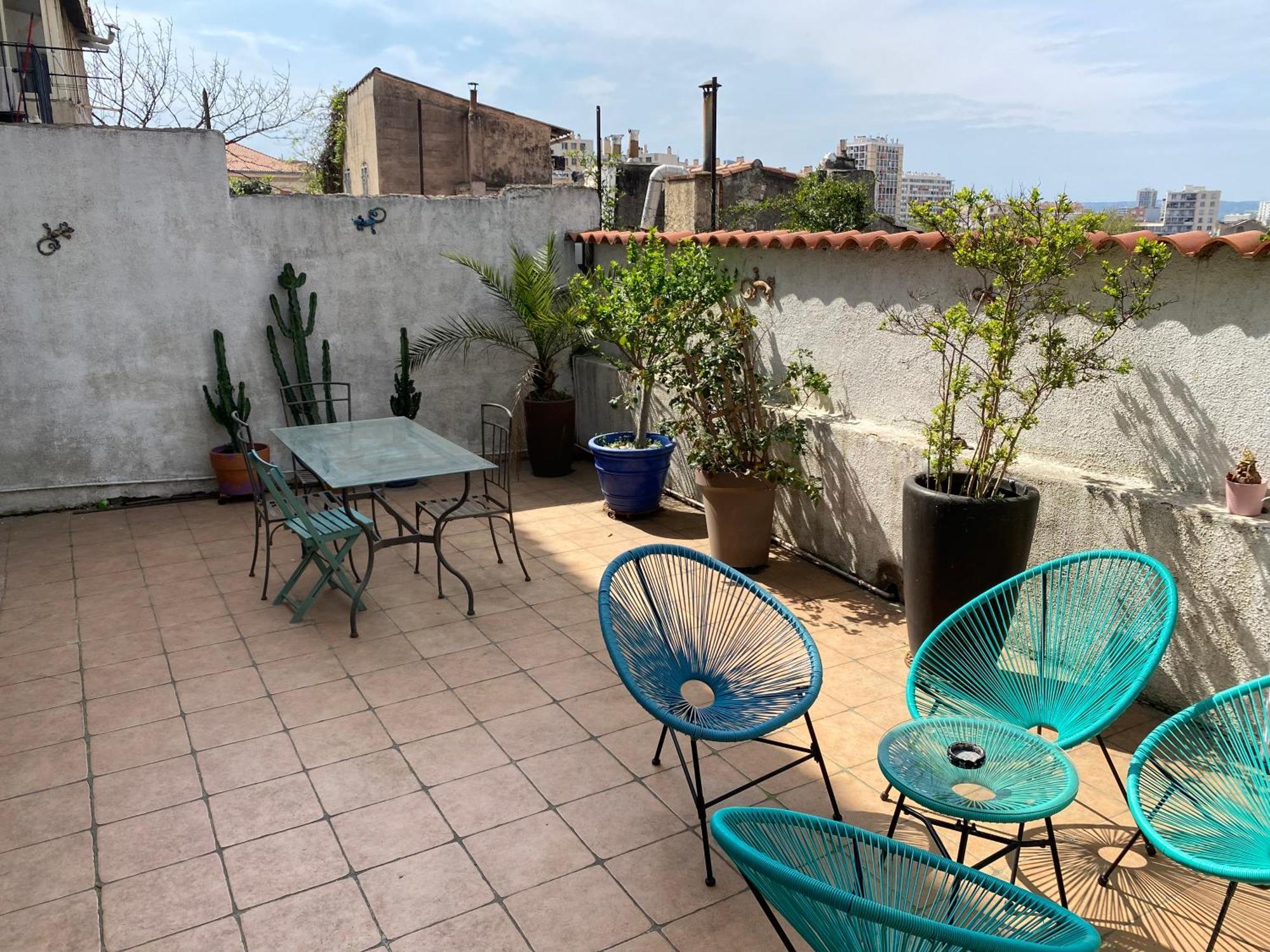 Maison 3 Chambres Gde Terrasse Proche Vieux Port Et Sncf Marseille Exterior photo